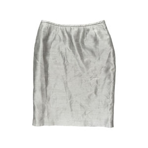 Women's Kasper Petite Skirt Silver Size 6P